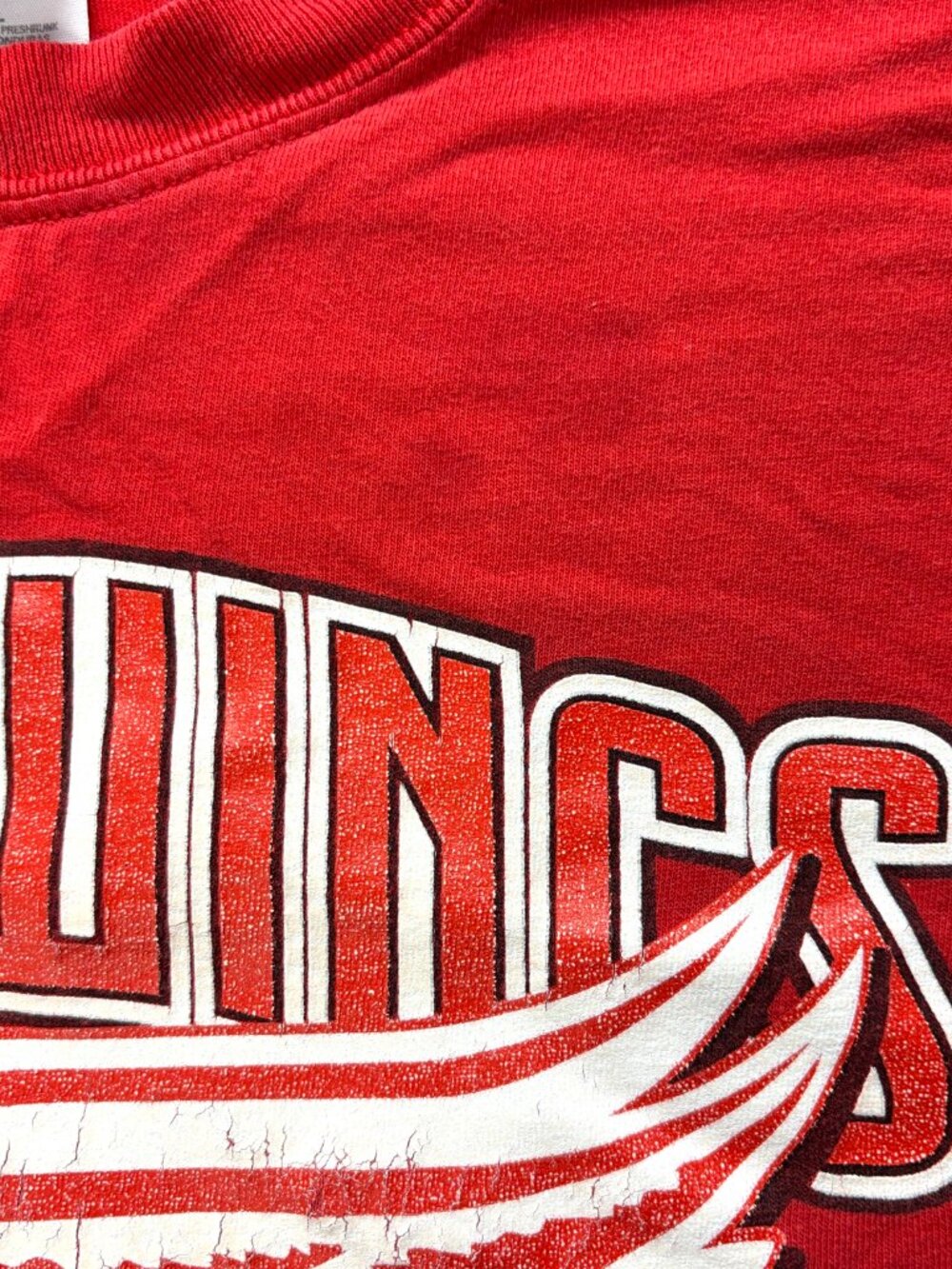 Vintage Detroit Red Wings 2002 Stanley Cup T Shirt Red Sz XL NHL Champions - Picture 7 of 10